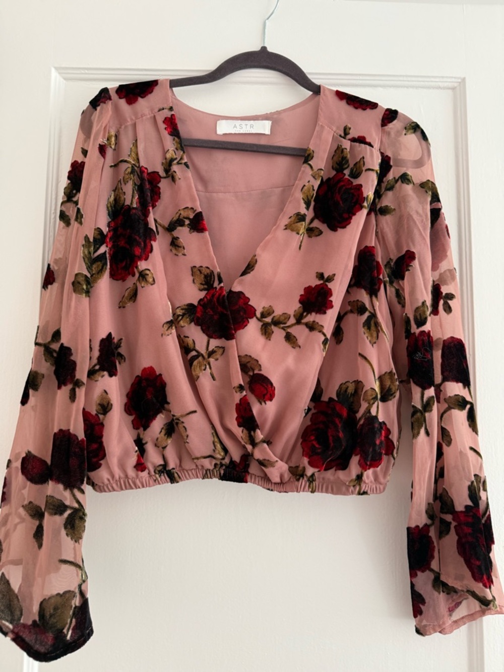 ASTR floral blouse